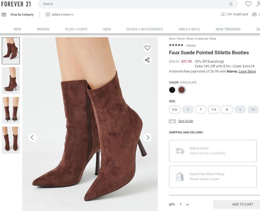 Forever 21 интернет магазин Россия