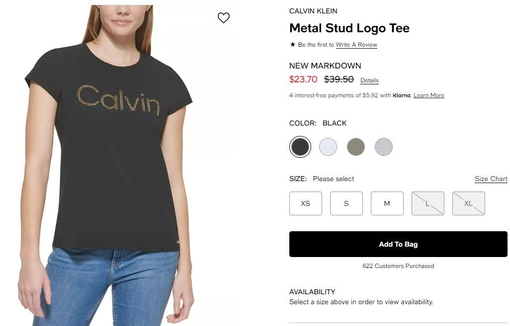 футболки calvin klein купить