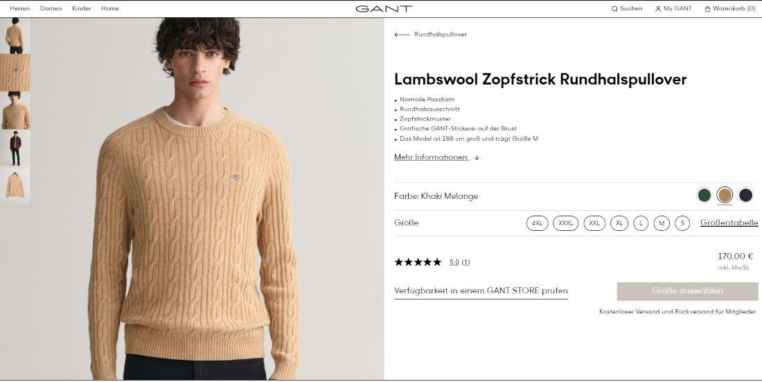 купить Gant мужскую