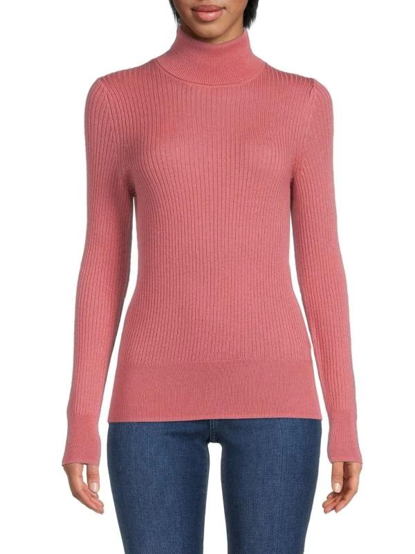 свитер шерстяной с высоким горлом купить