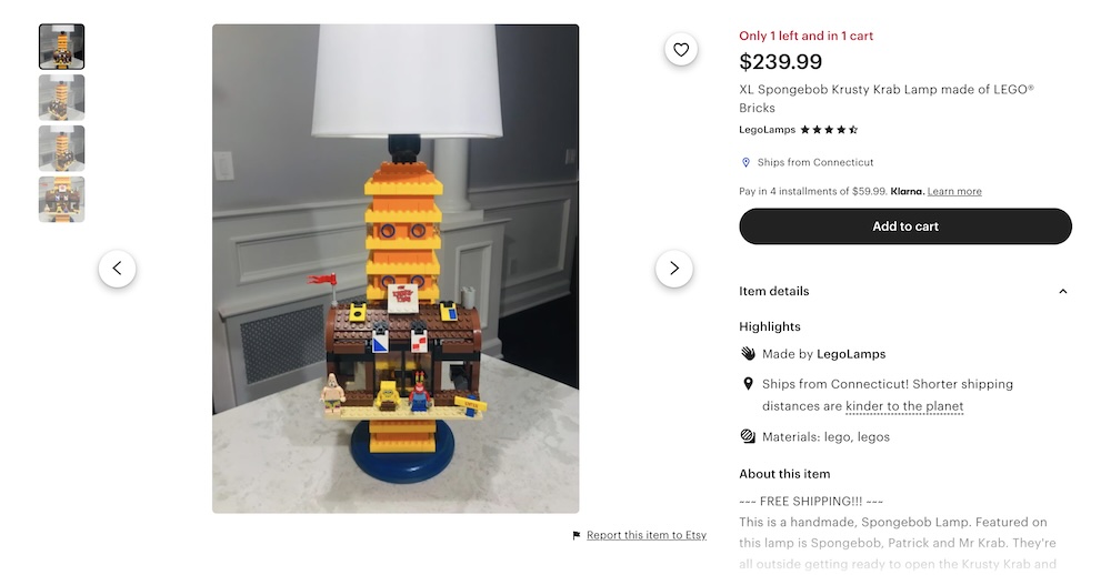 Luminárias Lego - Blog Qwintry, imagem 1 Luminárias Lego