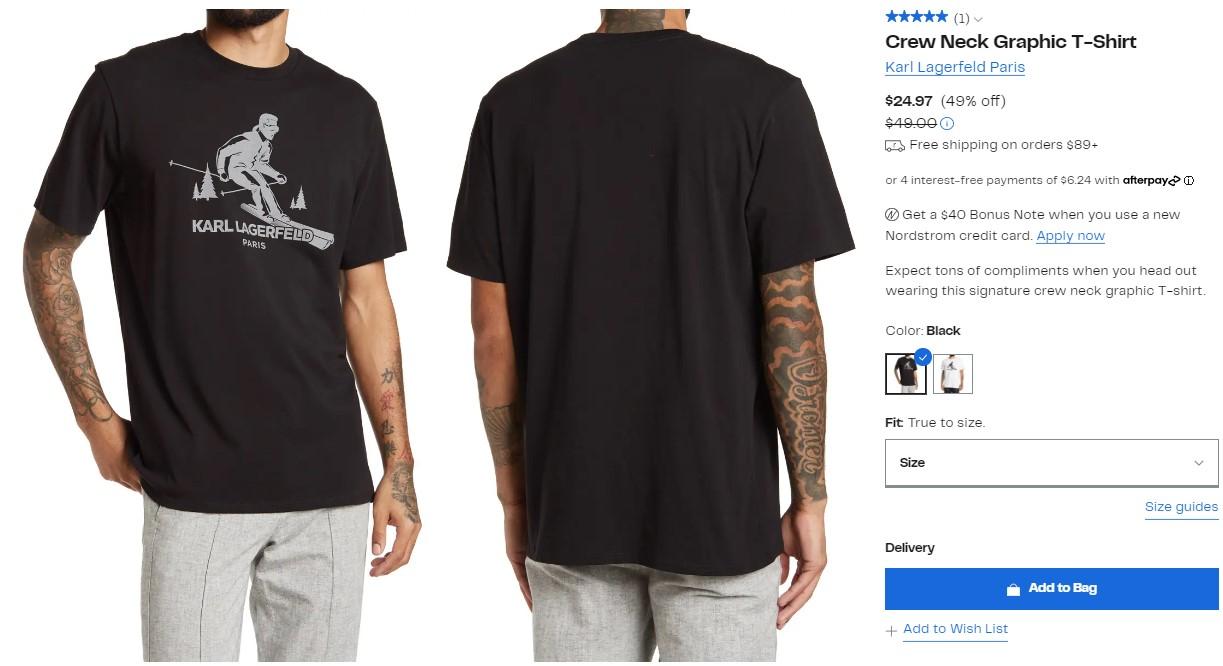 Где купить футболки Karl Lagerfeld - Блог Бандерольки, рис. 2 купить футболку мужскую Karl Lagerfeld