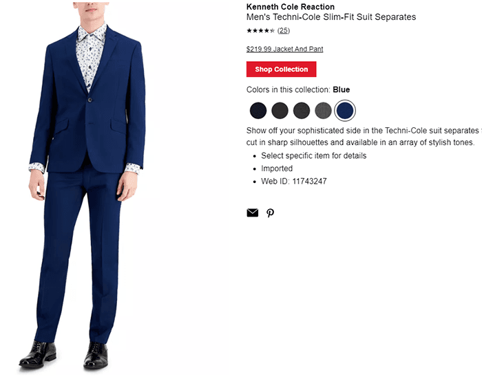 костюм кеннет коул