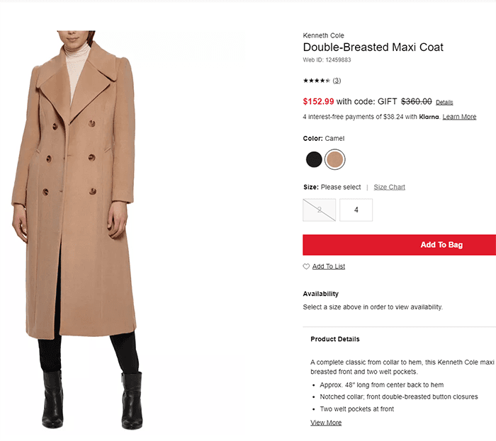 женское пальто кеннет коул