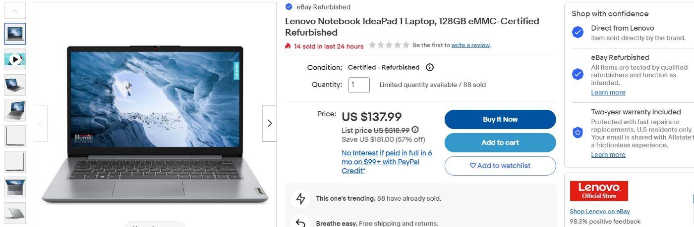 Бюджетные ноутбуки из США - Блог Бандерольки, рис. 1 Ноутбук для школьника