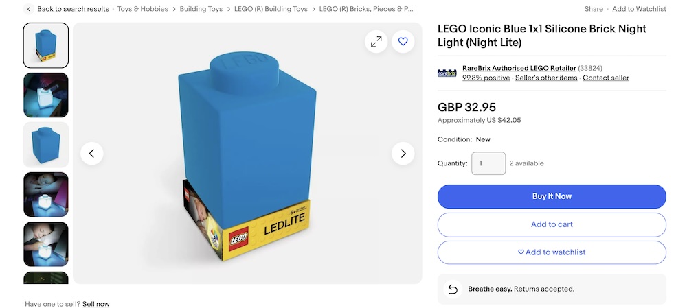 светильник лего