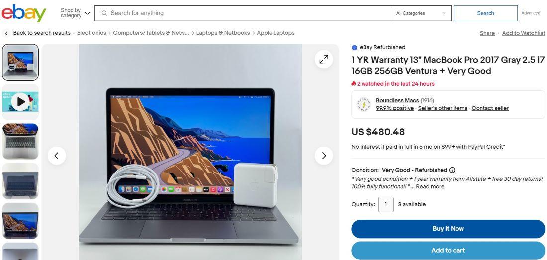 доставка MacBook Pro