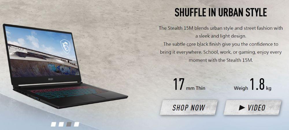 Как доставить электронику из США - Блог Бандерольки, рис. 1 ноутбук MSI Stealth купить