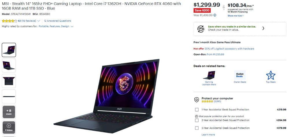 Цена MSI Stealth на американских сайтах - Блог Бандерольки, рис. 1 заказать MSI Stealth 14 купить