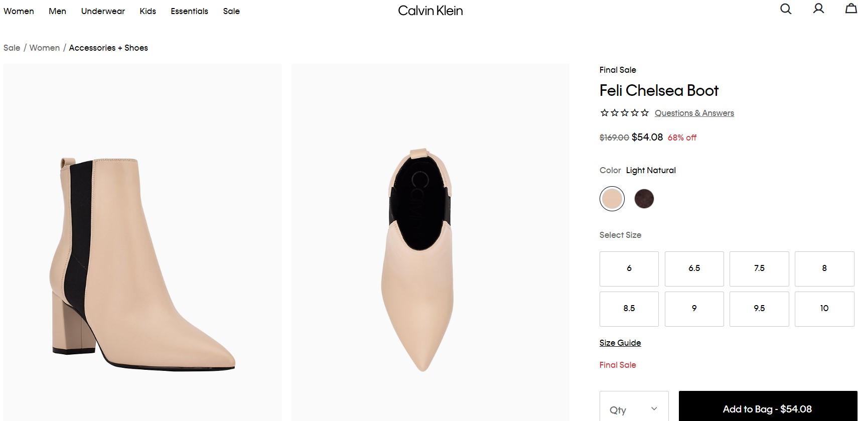 Как купить обувь Calvin Klein | Бандеролька