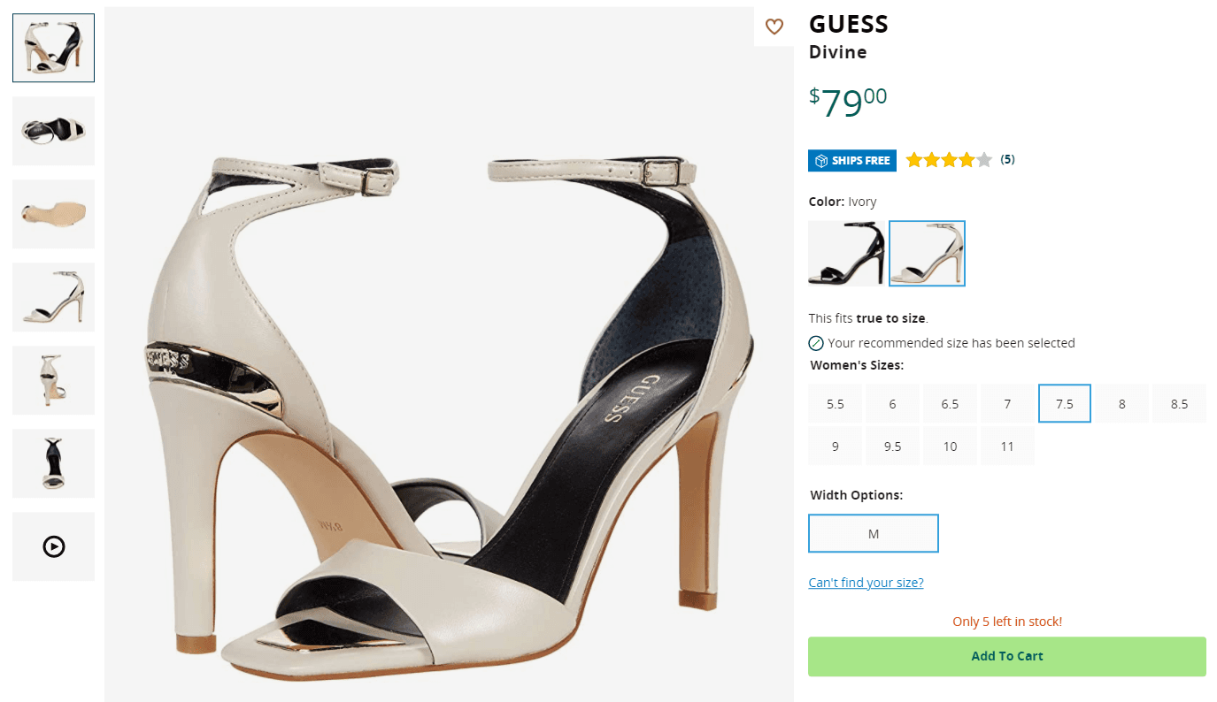 Актуальные модели обуви Guess - Блог Бандерольки, рис. 6 босоножки на каблуке гэсс