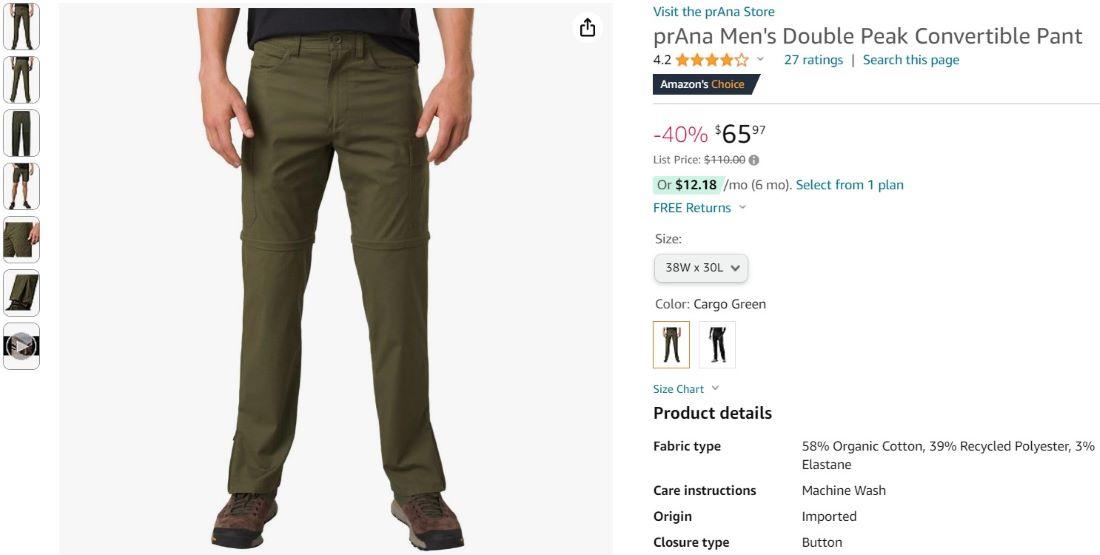 Распродажи в интернет-магазинах - Блог Бандерольки, рис. 3 одежда для йоги prAna