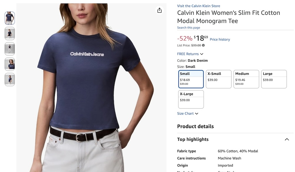 Onde comprar camisetas Calvin Klein