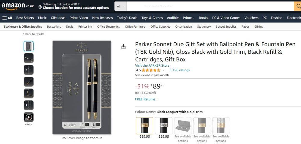 купить подарочный набор Parker Sonnet Duo