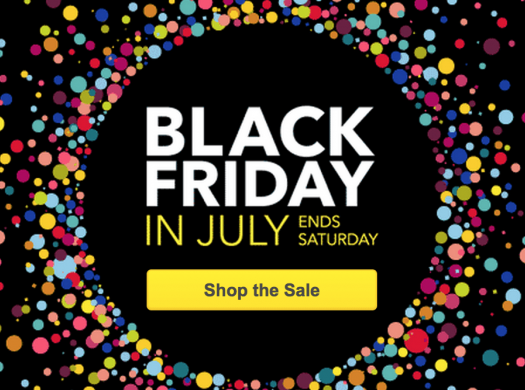 Черная пятница в июле