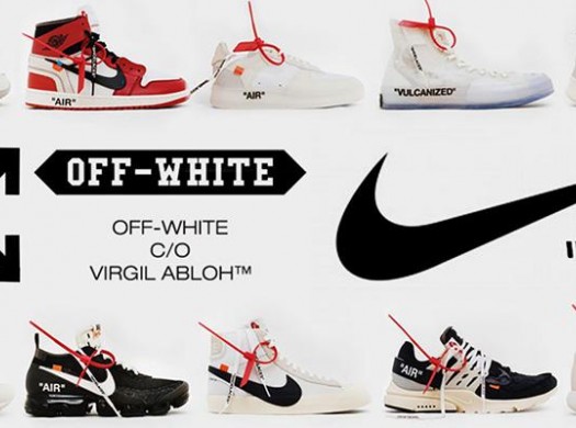 Nike и Off White – переосмысление десяти классических моделей