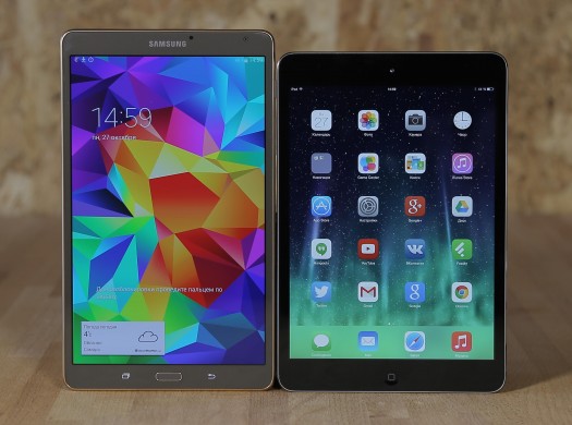 Samsung Tab S vs Apple iPad mini: обзор