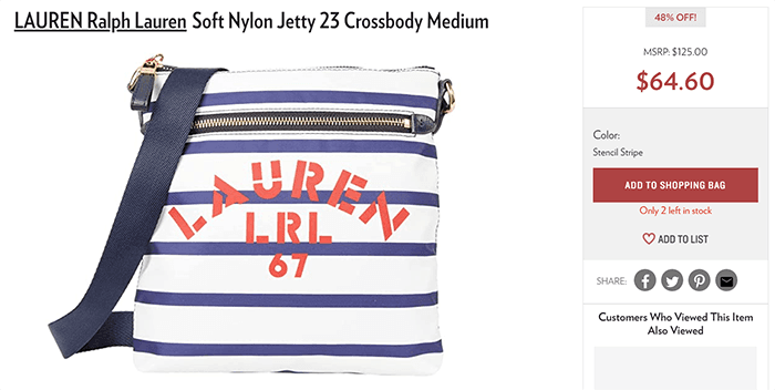 сумка ральф лорен распродажа