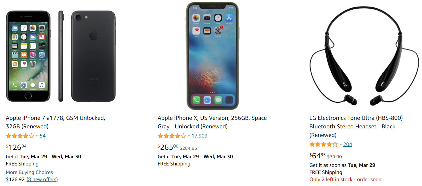 дешевый iPhone на Amazon