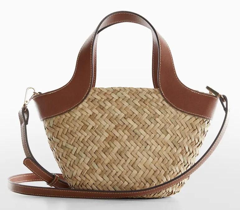 недорогая женская сумка из соломки