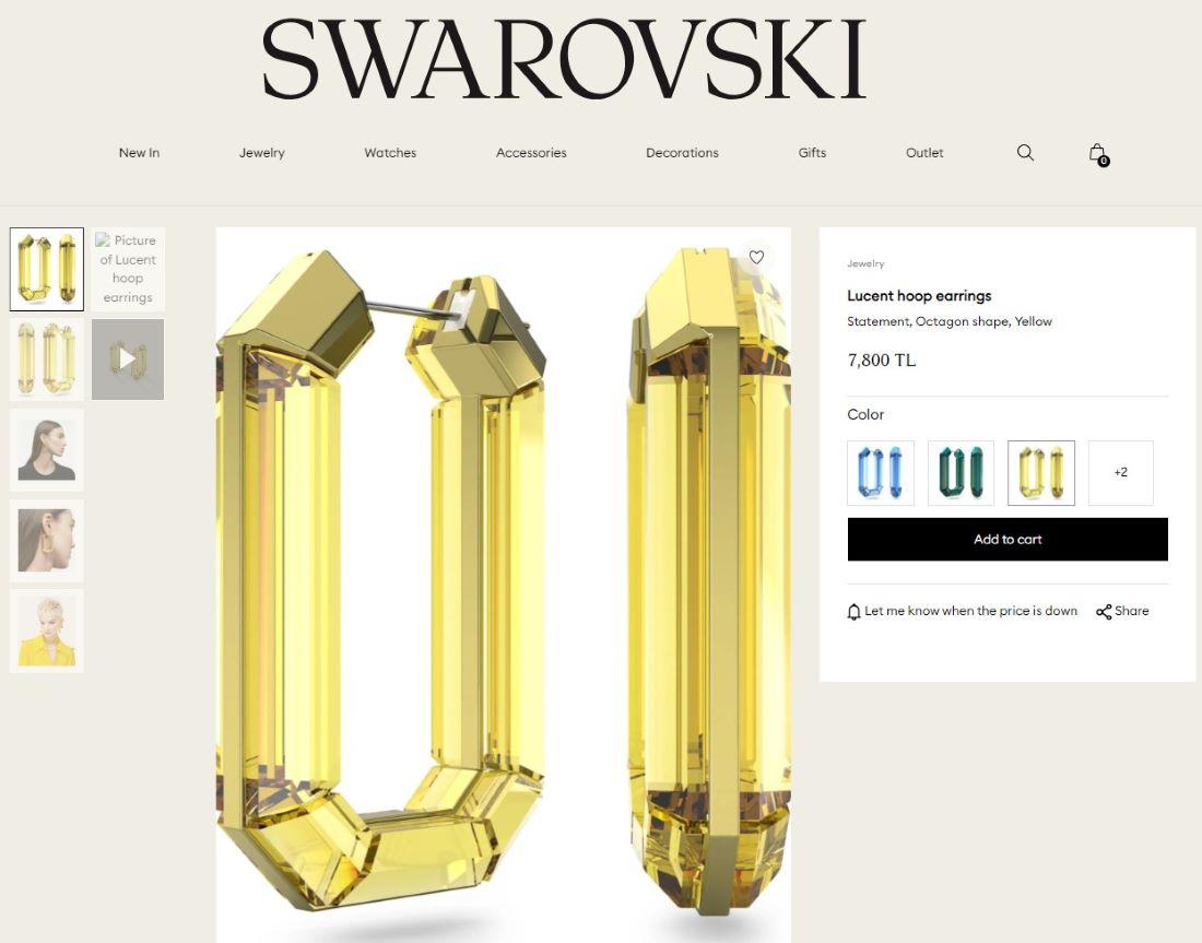 Купить Swarovski на официальном сайте