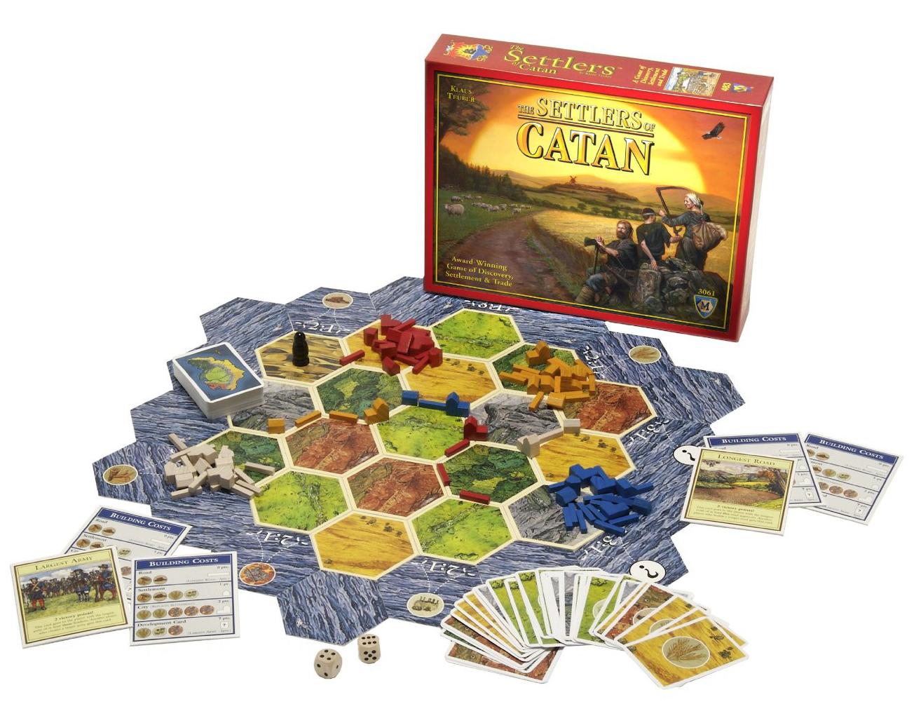 Jogos de tabuleiro: Descobridores de Catan, Shogi, Futebol Club