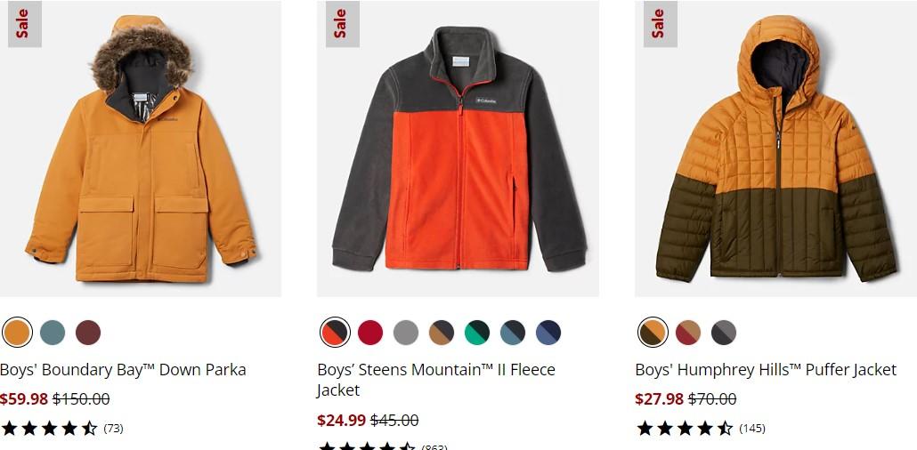 Теплая одежда для детей в американских интернет-магазинах - Блог Бандерольки, рис. 4 комбинезоны Columbia для мальчиков купить