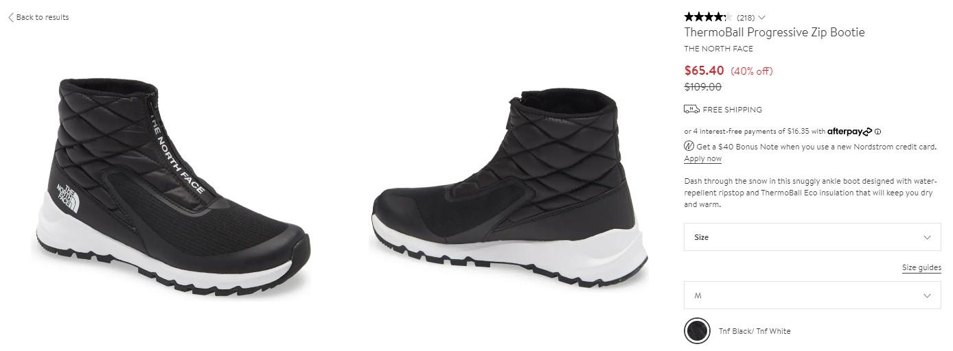 обувь The North Face