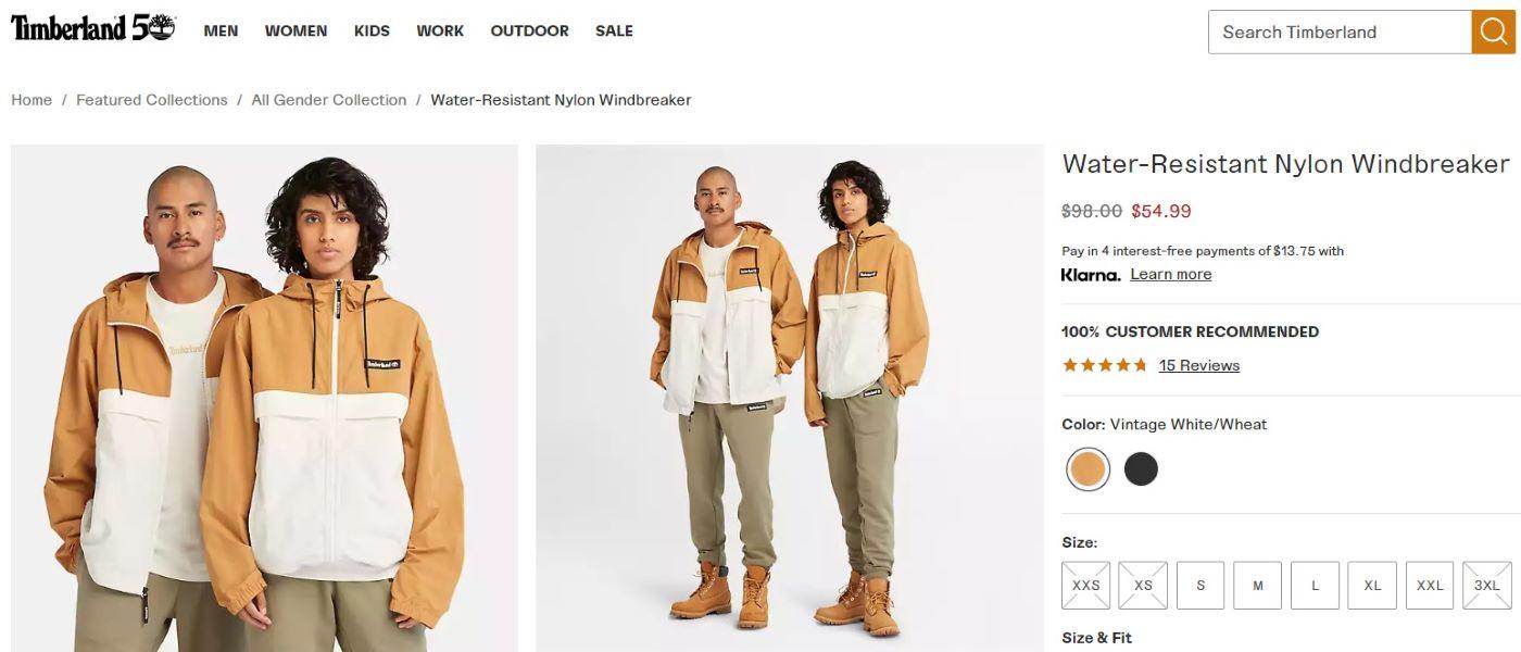 Стоимость одежды в США - Блог Бандерольки, рис. 1 мужские куртки Тимберленд