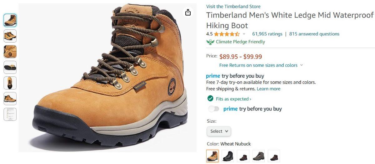 Купить обувь Timberland с доставкой из США | Бандеролька