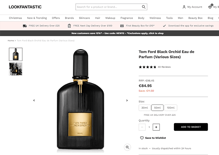 Tom Ford Black Orchid распродажа
