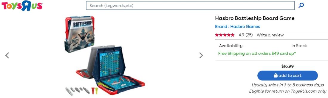 Преимущества интернет-магазина - Блог Бандерольки, рис. 1 Toys“R”Us игрушки