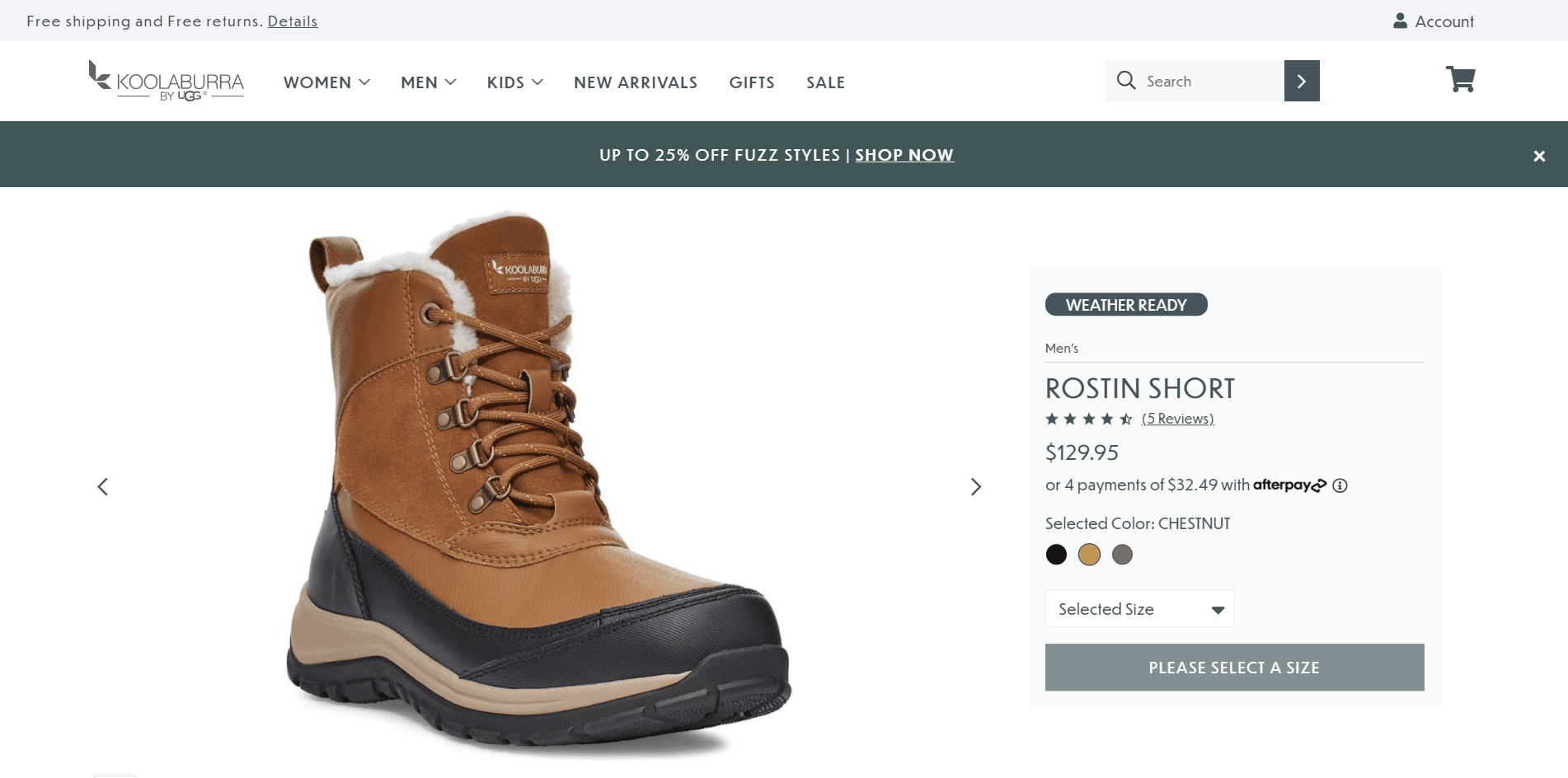 Магазины США, где купить со скидкой UGG Australia - Блог Бандерольки, рис. 2 Заказать мужские ботинки UGG Australia из США
