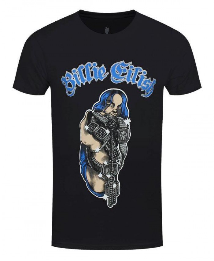 Купить мерч Billie Eilish на Amazon - Блог Бандерольки, рис. 1 Футболка Билли Айлиш купить