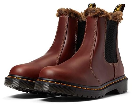 Женские утепленные водонепроницаемые ботинки Dr. Martens Leonore Abruzzo