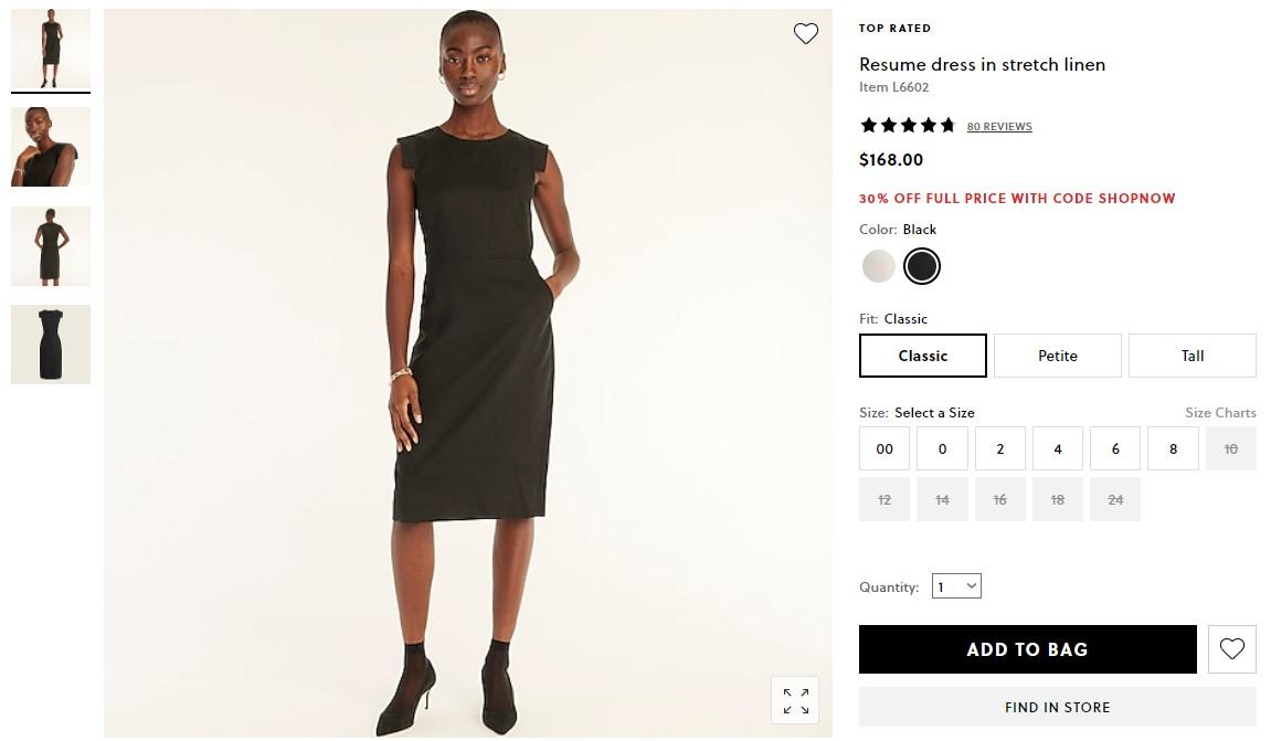 Где купить брендовое платье в США - Блог Бандерольки, рис. 3 платье футляр офисное