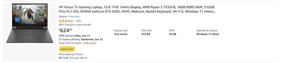 заказ игровых ноутбуков из США