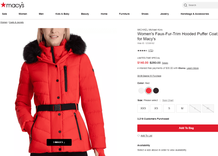 мейсис с доставкой